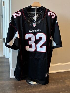 NFL Arizona Cardinals Mathieu #32 Sewn On Field Black Jersey